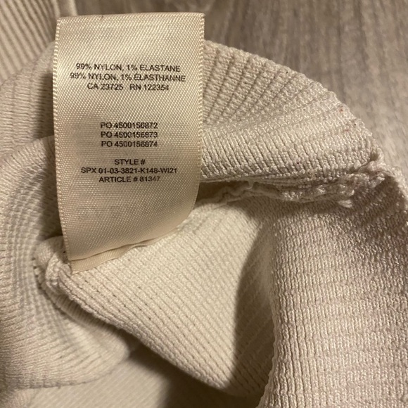 Babaton Cream Ribbed Knit Tank Top - Picture 5 of 5